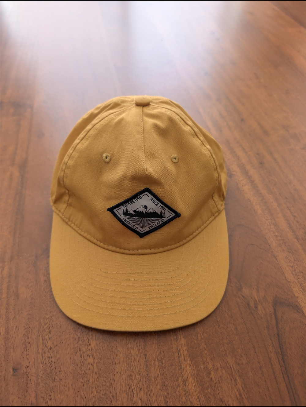 Rab Gritstone Cap Yellow Organic Cotton Adjustable Hat OS